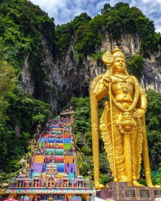 ¡Explora las profundidades del Templo Batu en Kuala Lumpur! Una joya arquitectónica de colores vibrantes y espiritualidad fascinante